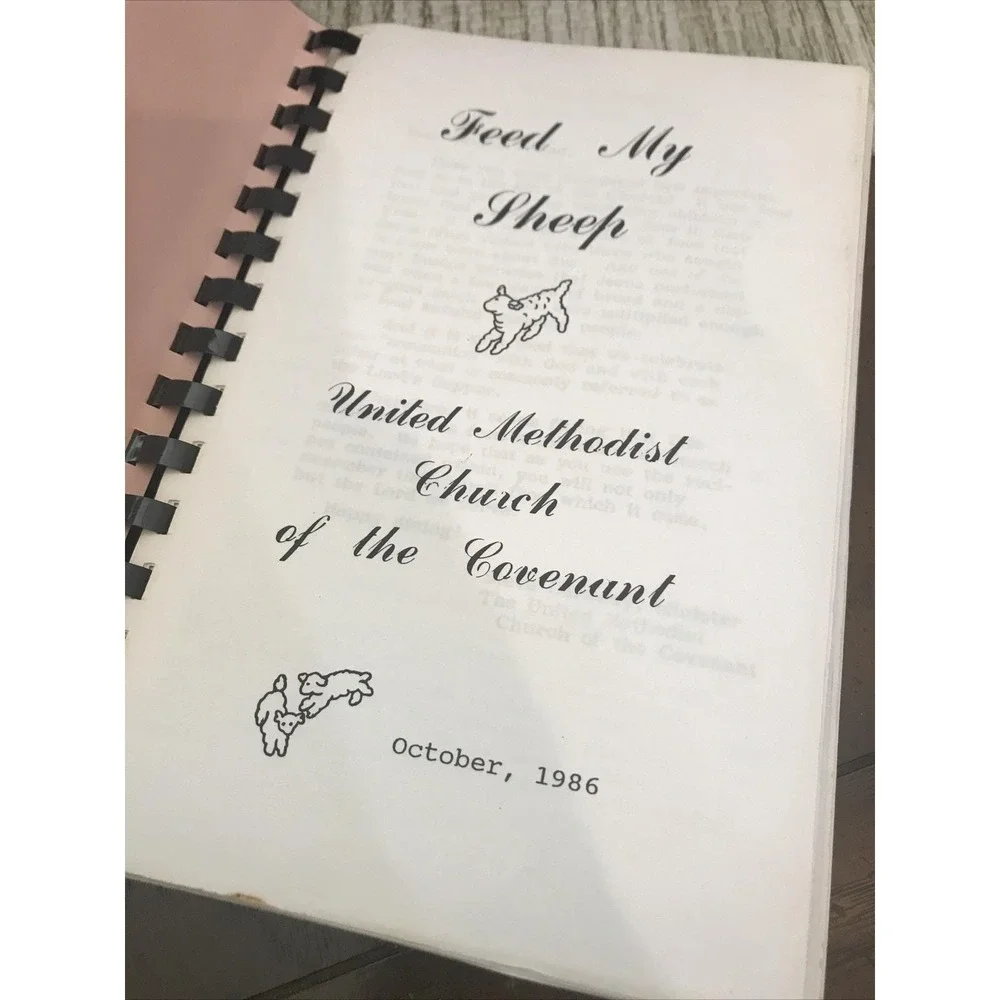 Vintage Cookbook Feed‎ My People United Methodist Of The Covenant 1986